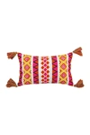 DIVINE HOME EMBROIDERED LOUISE OUTDOOR PILLOW,715134361384