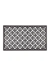 ENTRYWAYS CIRCLE CHAINS RECYCLED RUBBER DOORMAT,788460110698
