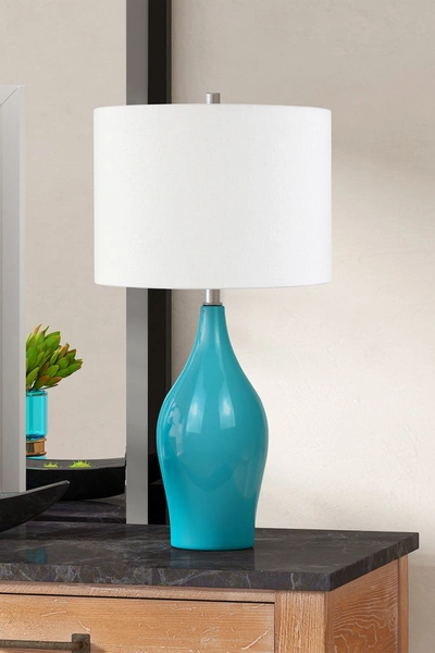 Addison And Lane Niklas Table Lamp In Green