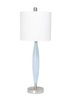 LALIA HOME STYLUS TABLE LAMP WITH WHITE FABRIC SHADE,810241029308