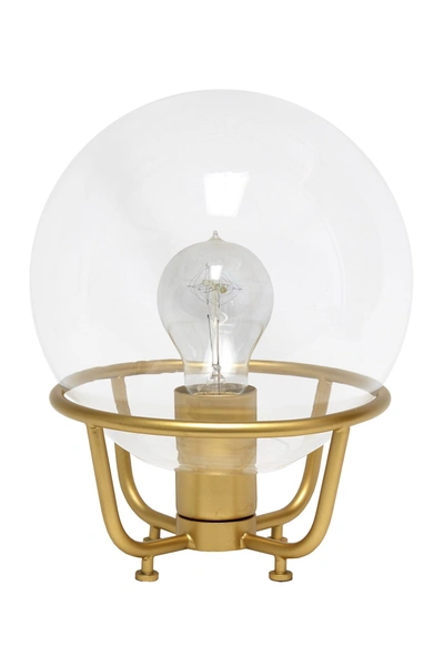 Lalia Home Old World Globe Glass Table Lamp In Gold