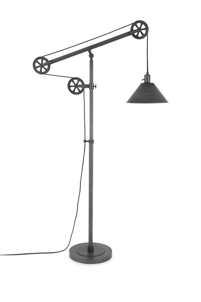 Addison And Lane Descartes Floor Lamp In Silver