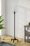 ADDISON AND LANE PANOS FLOOR LAMP WITH SEEDED GLASS,810325030114