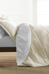 Ienjoy Home Treat Yourself To The Ultimate Down Alternative Reversible 3-piece Comforter Set In White Ivory