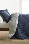 Ienjoy Home Treat Yourself To The Ultimate Down Alternative Reversible 2-piece Comforter Set In Navy Light Gray