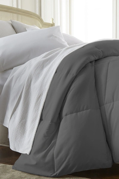 Ienjoy Home All Season Premium Down Alternative Twin Comforter In Gray