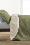 Ienjoy Home Treat Yourself To The Ultimate Down Alternative Reversible 3-piece Comforter Set In Sage Ivory