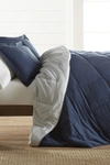 Ienjoy Home Treat Yourself To The Ultimate Down Alternative Reversible 3-piece Comforter Set In Navy Light Gray