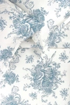 Melange 400 Thread Count Cotton Toile Duvet Set In Light Blue