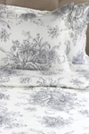 Melange 400 Thread Count Cotton Toile Duvet Set In Grey