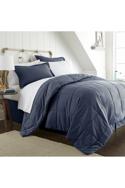 Ienjoy Home California King Premium Bed In A Bag In Navy