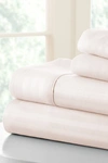 Ienjoy Home Hotel Collection Premium Ultra Soft 4-piece Striped Bed Sheet Set In Ivory