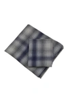 Belle Epoque Flannel Sheet Set Blue Plaid In Blue Plaid
