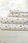 Ienjoy Home The Home Spun Premium Ultra Soft Floral Pattern 4-piece Queen Bed Sheet Set In Light Blue