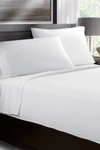 Ella Jayne White Cotton Sateen 1200tc 4-piece King Sheet Set In White