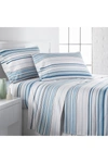 Southshore Fine Linens King Premium Collection Printed Deep Pocket Sheet Sets In Blue