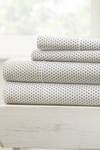 Ienjoy Home The Home Spun Premium Ultra Soft 4-piece Stippled Pattern Queen Bed Sheet Set In Gray