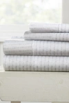 Ienjoy Home Elegant Beaded Arrows Pattern 4-piece Sheet Set In Light Gray