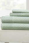 Ienjoy Home Home Spun Elegant Urban Arrows Pattern 4-piece Sheet Set In Jade