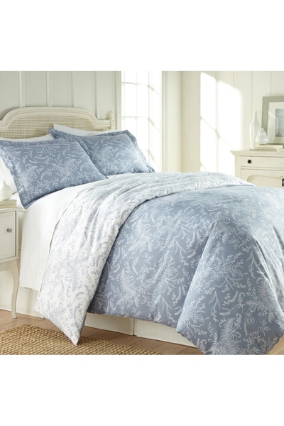 Southshore Fine Linens King  Winter Brush Reversible Comforter Sets In Blue