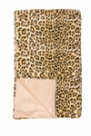 Luxe Burke Leopard Print Faux Fur Throw In Leopard