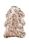 Luxe Faux Fur Gordon Rug In Gradient Chocolate