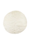 Luxe Arlington Circular 6 Faux Fur Rug