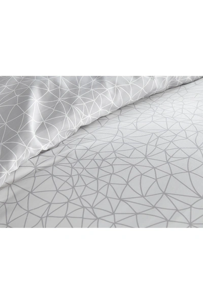 Southshore Fine Linens Luxury Premium Collection Oversized Comforter Set In Geometric Maze Grey