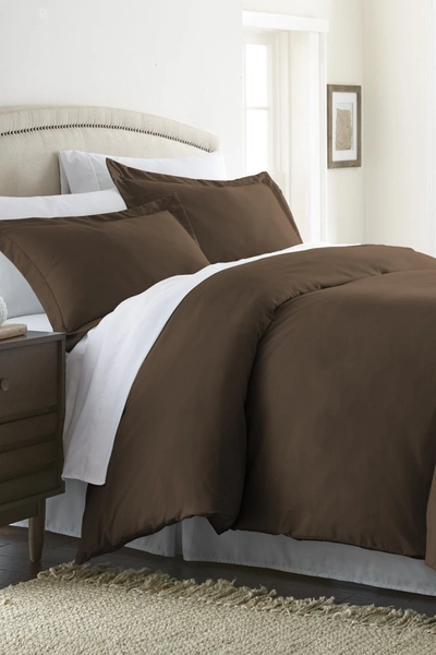 Ienjoy Home Premium Ultra Soft 3-piece Duvet Cover Set In Chocolate