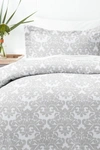 Ienjoy Home Home Collection Premium Ultra Soft Soft Damask Pattern 3-piece Duvet Cover Set In Light Gray