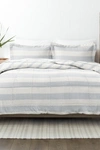Ienjoy Home Home Collection Premium Down Alternative Distressed Stripe Reversible Comforter Set In Light Blue