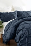 Ienjoy Home Home Spun Home Collection Premium Ultra Soft 2-piece Pinch Pleat Duvet Cover Set In Navy