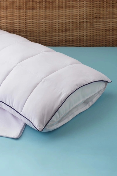 Allied Home Premium Micronone King Allergen Barrier 2-in-1 Pillow Enhancer And Travel Pillow In White