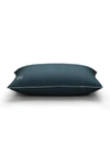 Pillow Guy King Down Alternative Stomach Sleeper Soft Pillow With Micronone Technology In Navy With White Cord