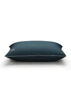 Pillow Guy King Down Alternative Side & Back Sleeper Overstuffed Pillow With Micronone Technology In Navy With White Cord