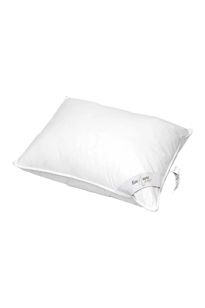Enchante Home Luxury European Down Firm Density King Size Pillow In White
