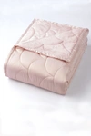 Climarest Allied Home Nikki Chu Twin Velvet/satin Reversible Blanket In Rose