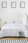 Blue Ridge Home Fashions Kathy Ireland Ultra-soft Nano-touch Light Warmth White Down Fiber Comforter In White