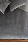 Melange Tamara Velour Quilt 3-piece Set In Dark Grey