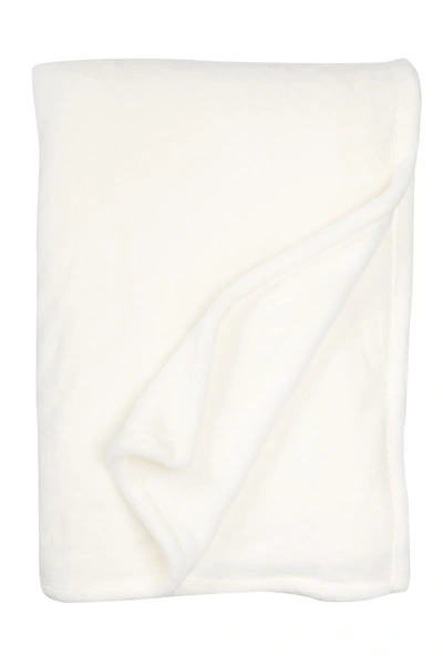 Nordstrom Rack Softest Plush Blanket In Ivory