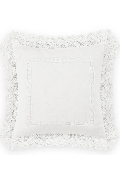 Laura Ashley Annabella Decorative Pillow In White