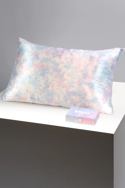 Blissy Mulberry Silk King Pillowcase In Tie Dye