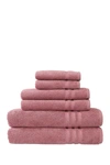 Linum Home Denzi 6-piece Towel Set In Tea Rose
