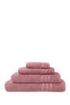 Linum Home Denzi 4-piece Towel Set In Tea Rose