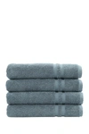 Linum Home Denzi Hand Towels In Denzi Blue