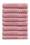 Linum Home Denzi Hand Towels In Tea Rose