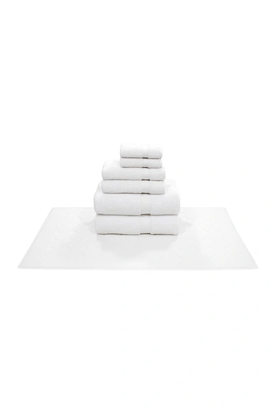 Linum Home Sinemis Terry 7-piece Towel Set In White