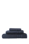 Linum Home Denzi 3-piece Towel Set In Twilight Blue