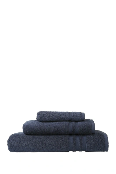 Linum Home Denzi 3-piece Towel Set In Twilight Blue