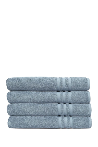 Linum Home Denzi Bath Towels In Denzi Blue
